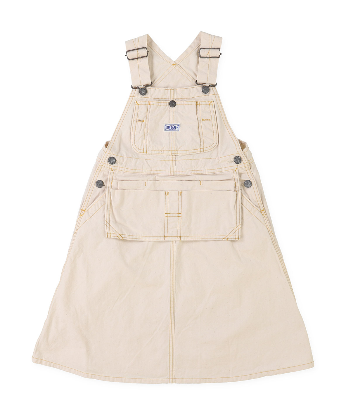 デニムダンガリー　ジャンパースカート DENIM DUNGAREE DENIM DUNGAREE（デニムダンガリー）の「DENIM DUNGAREE/デニム