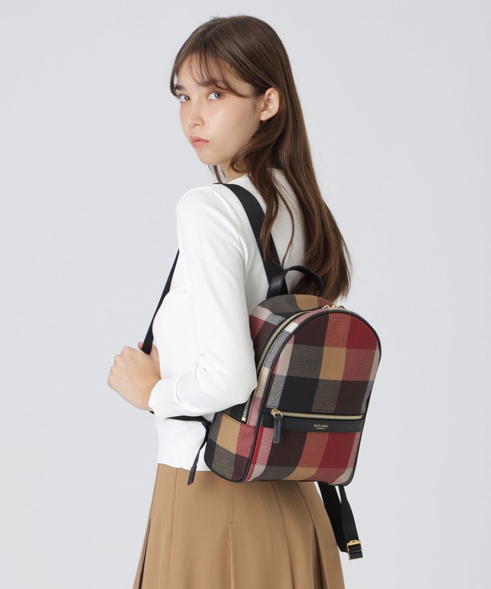 クレストブリッジチェックPVCバックパック(506838939)|阪急 クレストブリッジチェックPVCバックパック(506838939)|阪急