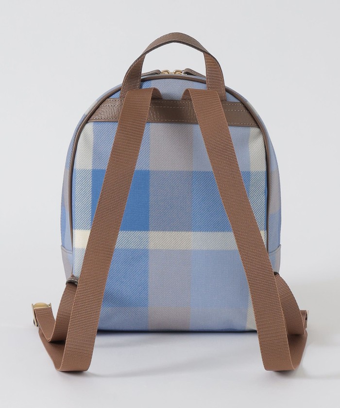 BLUE LABEL クレストブリッジチェックPVCバックパック　レッド ブルーレーベルクレストブリッジ BLUE LABEL CRESTBRIDGE