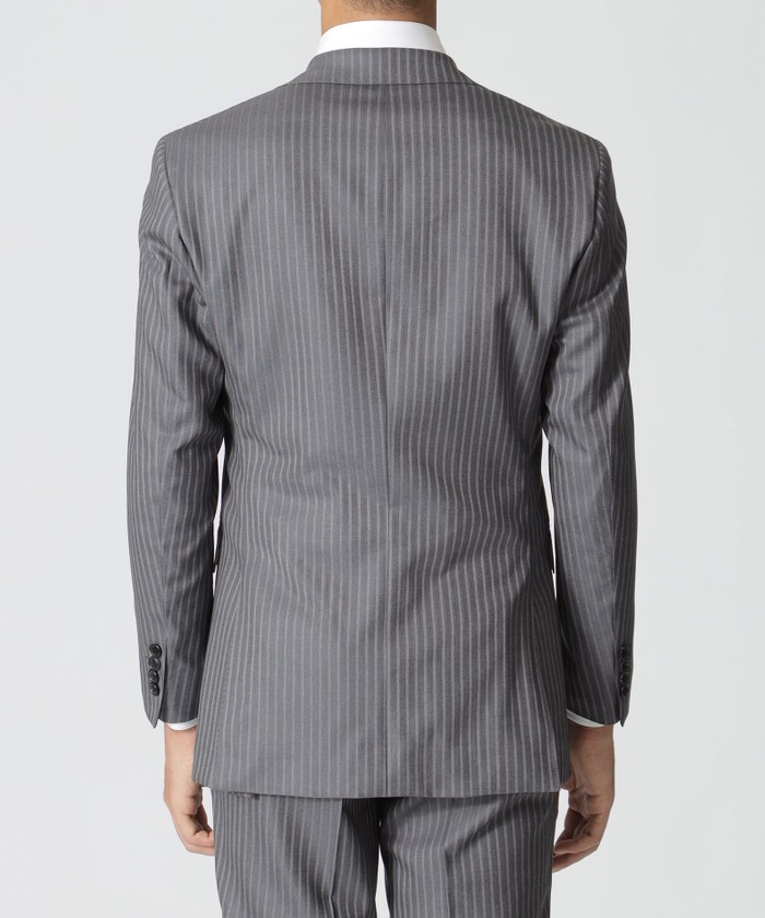 EASTGATE MODEL」 ライトグレーストライプ柄スーツ(506841700)｜HANKYU