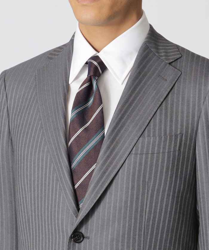 EASTGATE MODEL」 ライトグレーストライプ柄スーツ(506841700)|HANKYU EASTGATE MODEL」 ライトグレーストライプ柄スーツ(506841700)|HANKYU
