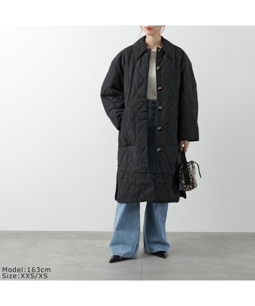 GANNI(ガニー)/GANNI キルティングコート Quilt Raglan Midi Coat/img04