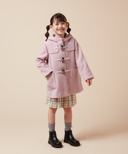 a.v.v(KID'S)(アー・ヴェ・ヴェキッズ)/[100－130]【選べる5色展開】ライトフェイクウールダッフルコート/img54