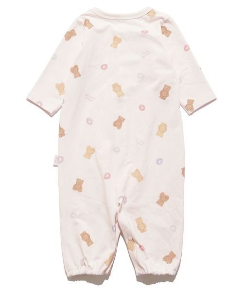 gelato pique Kids＆Baby(gelato pique Kids＆Baby)/【ラッピング済み】【BABY】新生児シリアルベア柄2wayオール&ソックスSET/img03