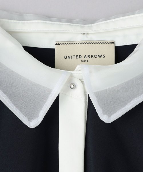 UNITED ARROWS(ユナイテッドアローズ)/パイピング バック ラッフルフリル ブラウス/img19