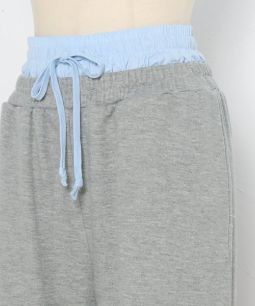 Bonjour Sagan(ボンジュールサガン)/ボンジュールサガン BONJOUR SAGAN double waist sweat pants / ダブルウエストスウェットパンツ/img24