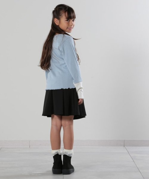 SHOO・LA・RUE(Kids) (シューラルーキッズ)/【110－140cm】お袖配色リブロンT/img12