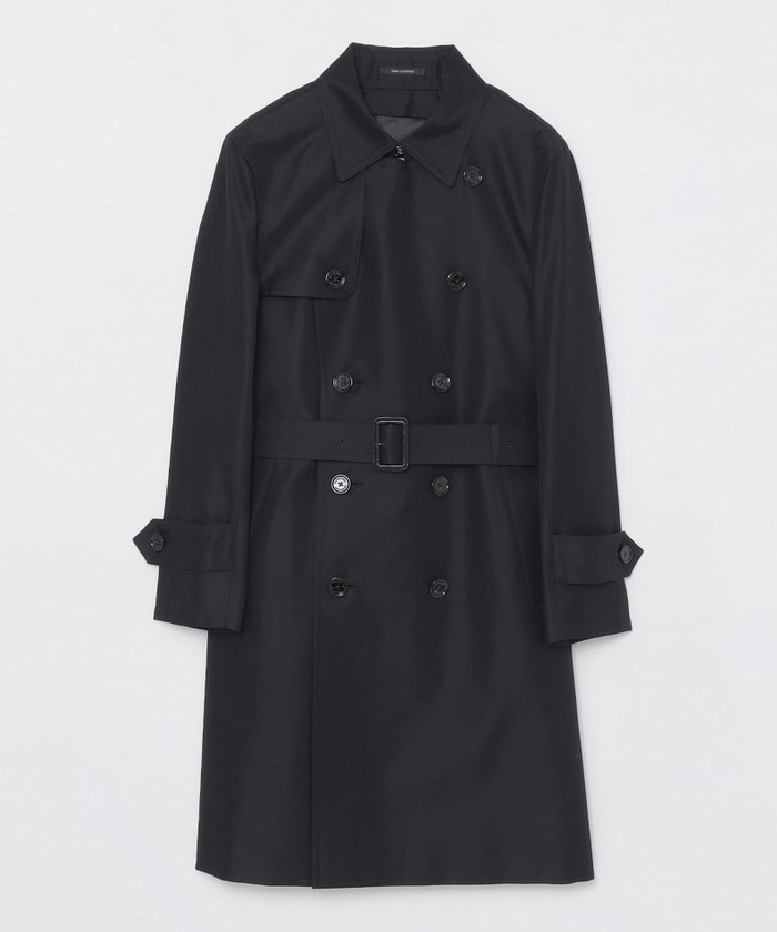 【未使用】ブラックレーベル ギャバジン シングル トレンチ コート ベージュ M 未使用】ブラックレーベル ギャバジン シングル トレンチ コート