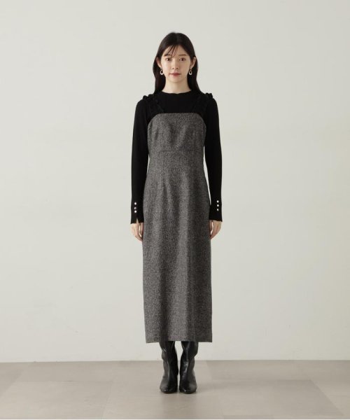 PROPORTION BODY DRESSING(プロポーション　ボディドレッシング)/ショルダーフリルワンピース　24AW/img12