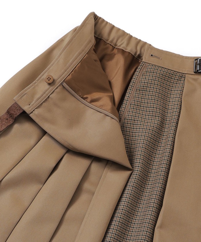 現行　プレシャス掲載♪　マッキントッシュロンドン　ハイブリッドギャバジンスカート Precious掲載】ハイブリッドギャバジンスカート(スカート