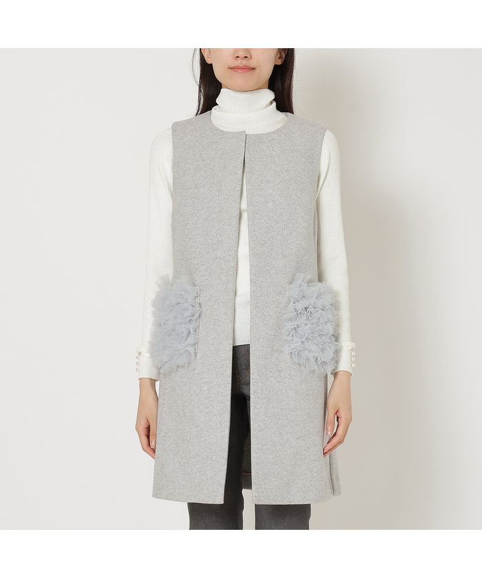 フリルチュールジレ(506838099)｜阪急百貨店公式通販サイト｜阪急