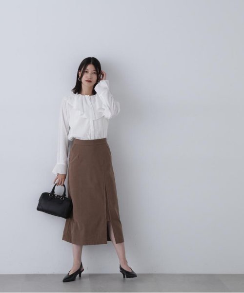 N Natural Beauty Basic(エヌナチュラルビューティベーシック)/コーデュロイスリットスカート《S Size Line》/img36