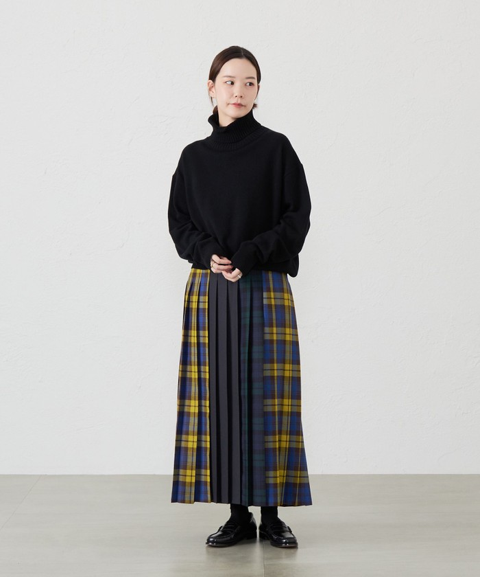 GREY LABEL O'NEIL OF DUBLIN マキシプリーツスカート(506464837