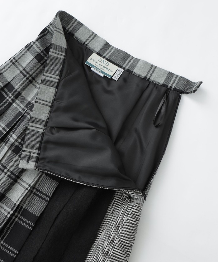 GREY LABEL O'NEIL OF DUBLIN マキシプリーツスカート(506464837