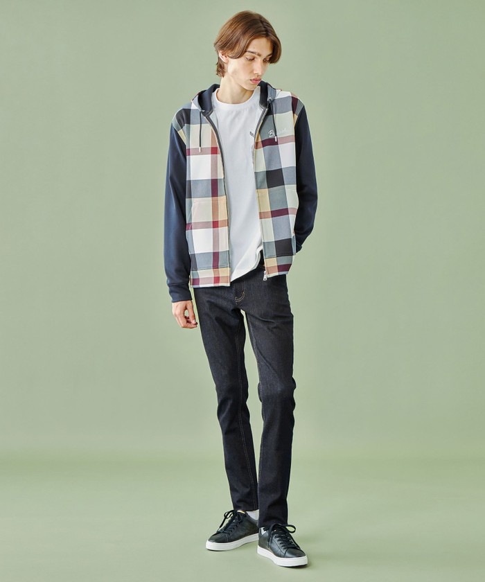 WEB限定】パネルチェックパーカー(506648522)｜HANKYU MEN'S / 阪急メンズ