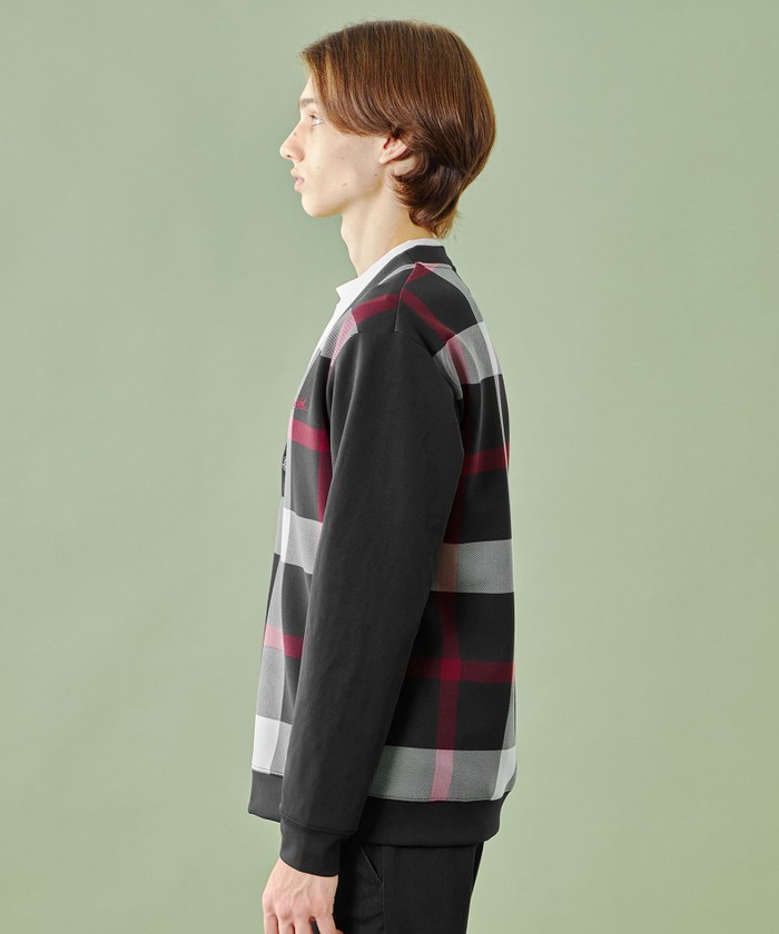 新品タグ付ブラックレーベル クレストブリッジ パネルチェックカーディガンL(B) 新品タグ付ブラックレーベル クレストブリッジ パネルチェック