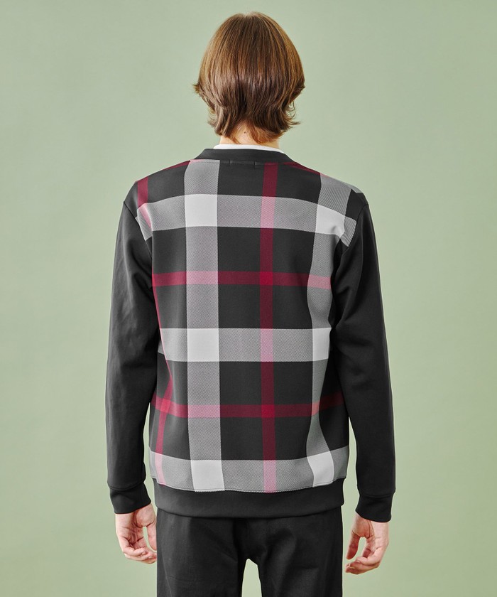 WEB限定】パネルチェックカーディガン(506648532)｜HANKYU MEN'S