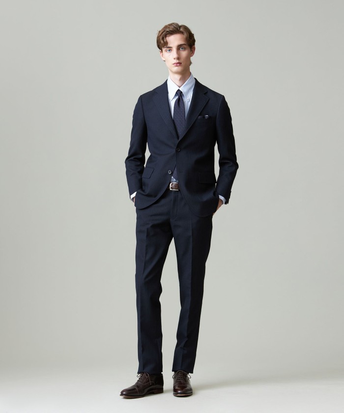 CUBA BEACH GENTRY】尾州アーカイブ ストライプ スーツ/総裏(506871076