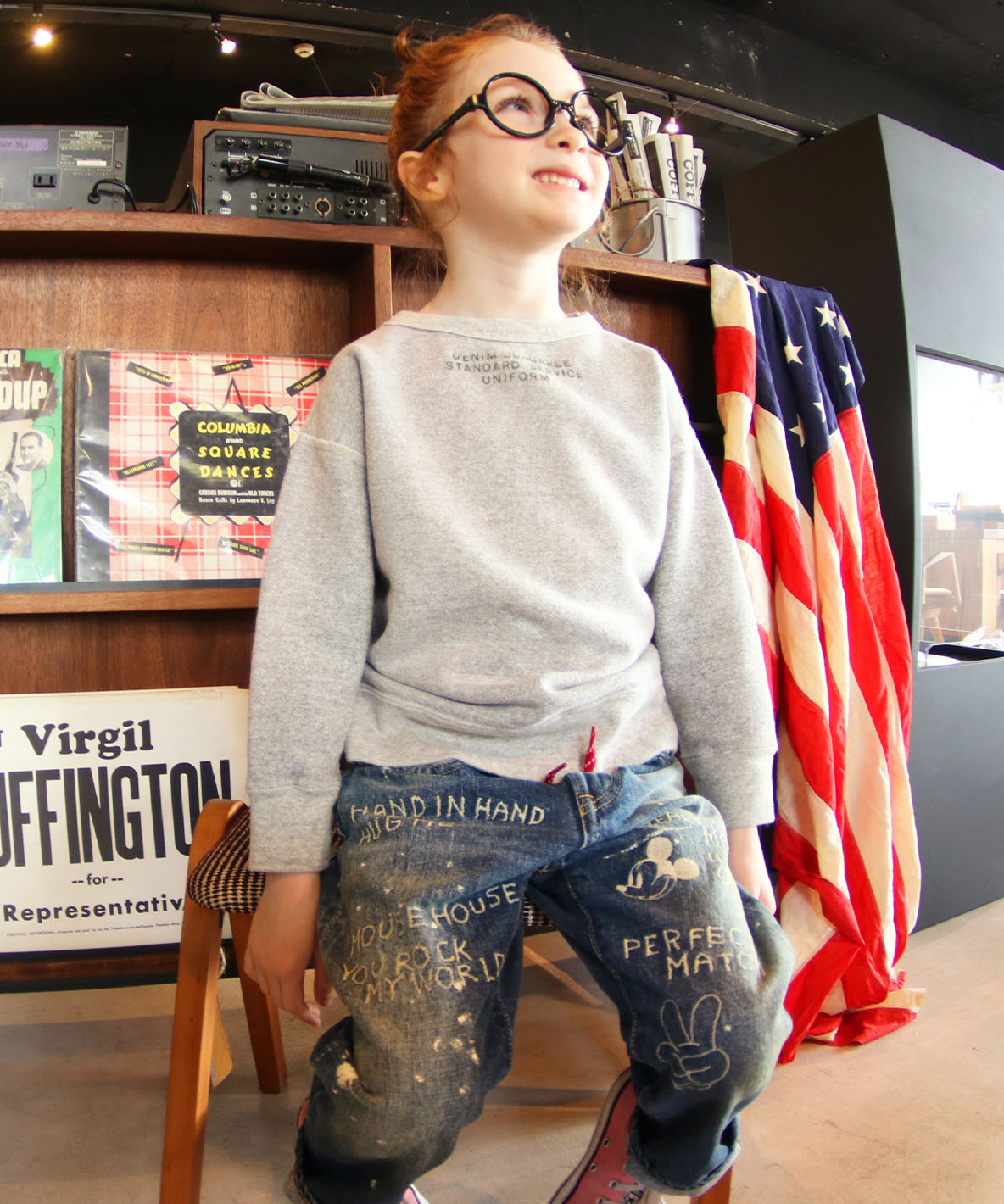 デニムダンガリー DENIM DUNGAREE Vintage Fleece S(506391410)｜阪急