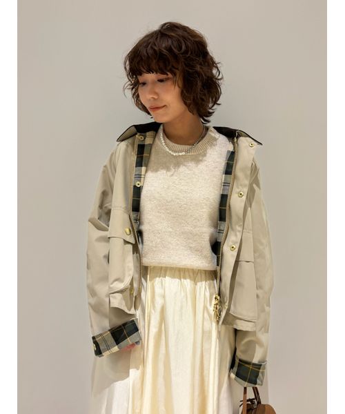 新品未使用タグ付【別注】<Barbour>ショートジャケット Mila owen 別注】<Barbour>ショートジャケット（ミリタリージャケット）｜Mila