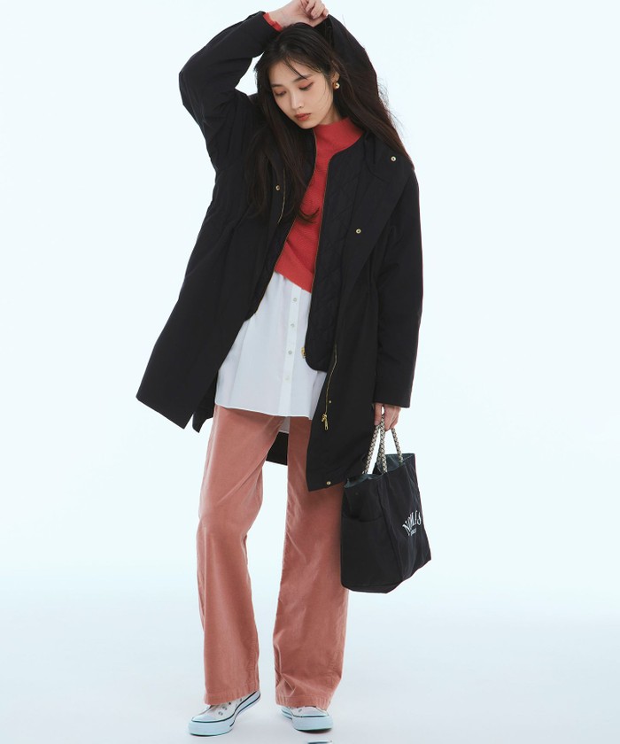 撥水加工/洗える】ライナー付き マルチウェイアウター(506872413