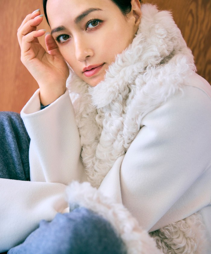 DANDEL / ミドル丈ムートンコート(506872416)｜阪急百貨店公式通販