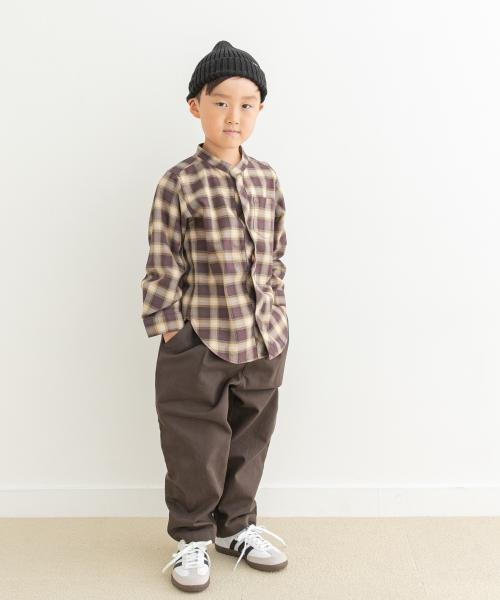 URBAN RESEARCH DOORS（Kids）(アーバンリサーチドアーズ（キッズ）)/『親子リンク』バンドカラーチェックシャツ(KIDS)/img04