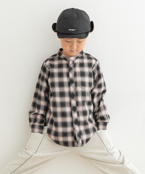 URBAN RESEARCH DOORS（Kids）(アーバンリサーチドアーズ（キッズ）)/『親子リンク』バンドカラーチェックシャツ(KIDS)/img12