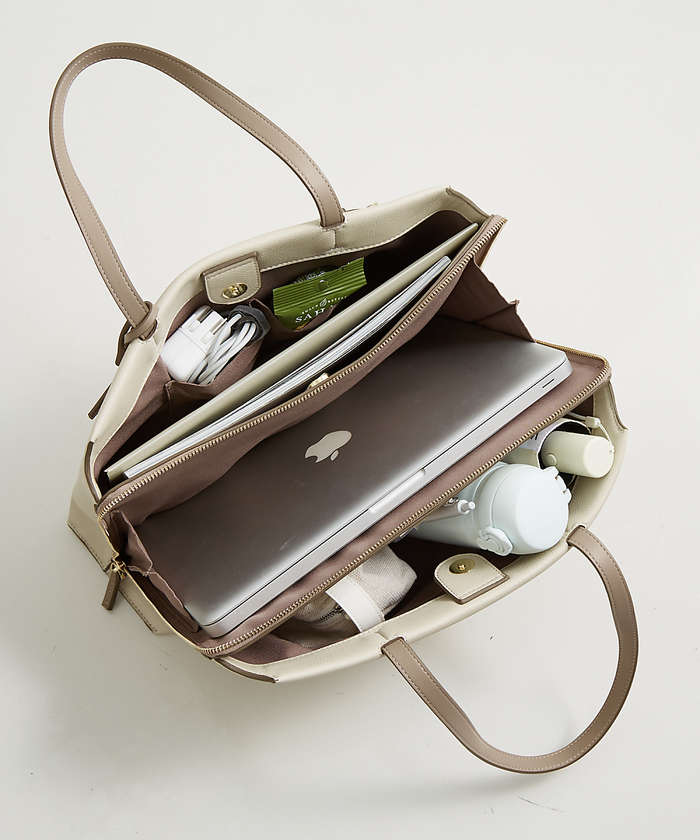 BAILA掲載】Squlay/ベルテッドセパレートトートL(505876438)｜阪急