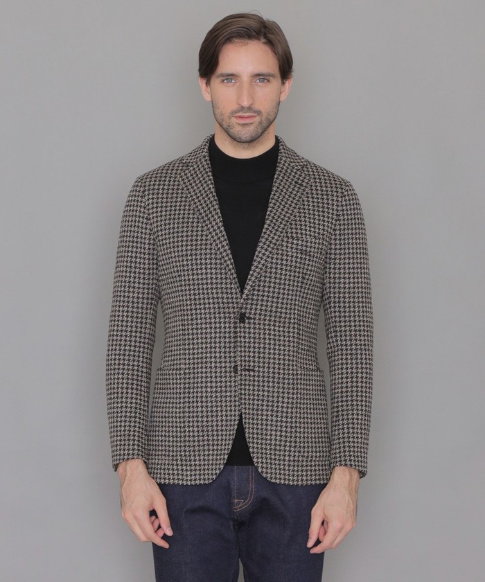 FLEX JERSEY】【ROMA/ローマ】ハウンドトゥースジャケット(506835773