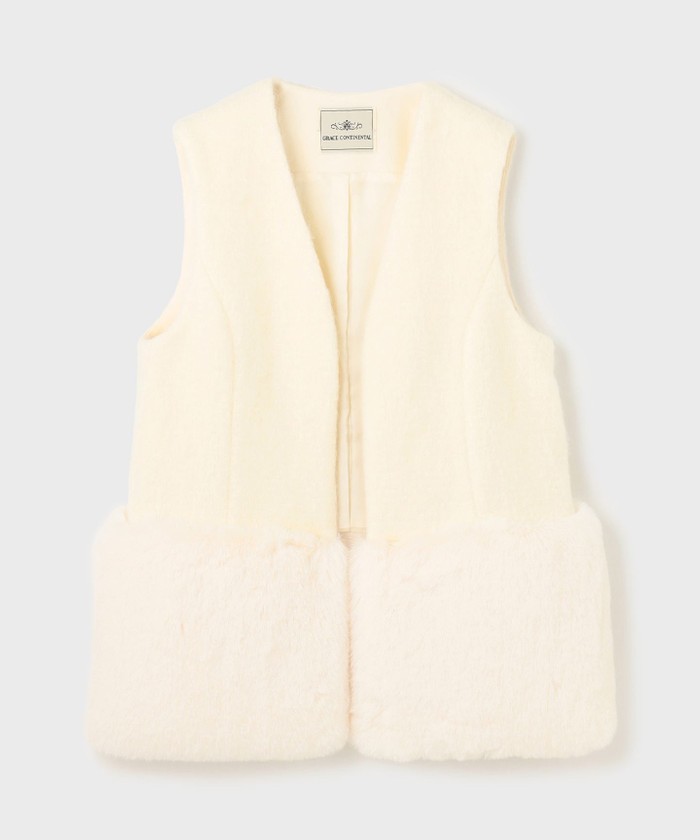 モヘアシャギーベスト(506862346)｜阪急百貨店公式通販サイト｜阪急