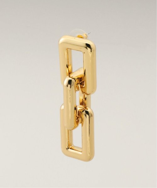 JOURNAL STANDARD relume(ジャーナルスタンダード　レリューム)/【Kenneth Jay Lane/ケネス ジェイ レーン】 gold rectangle earring：ピアス/img01