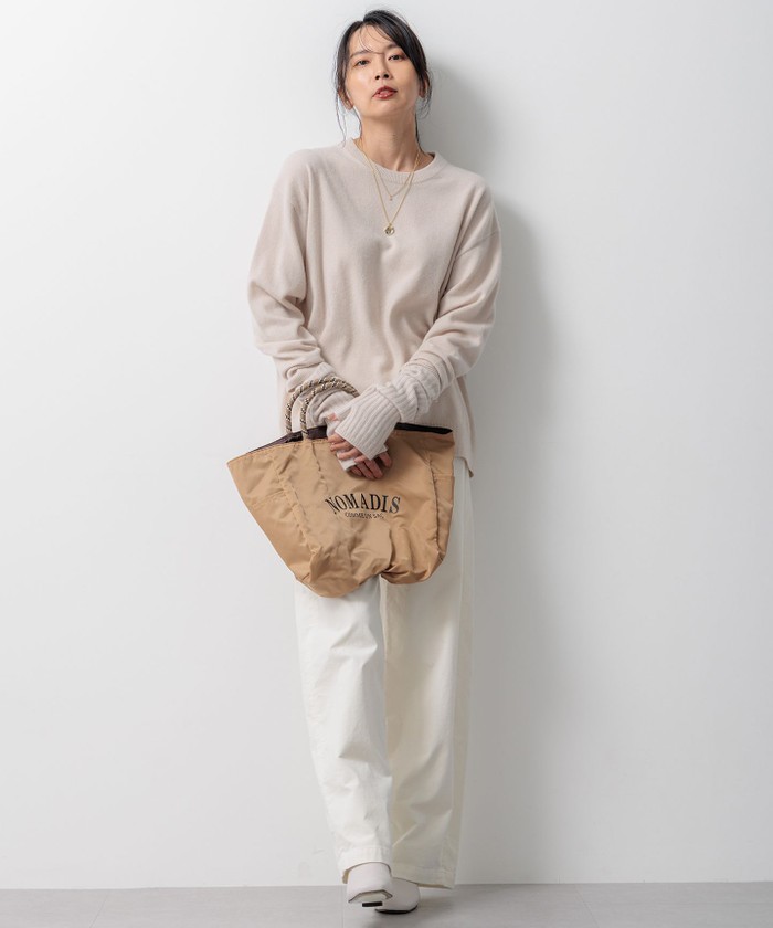 Oggi2月号掲載/洗える】ピュアカシミヤ クルーネック ニット(506875078