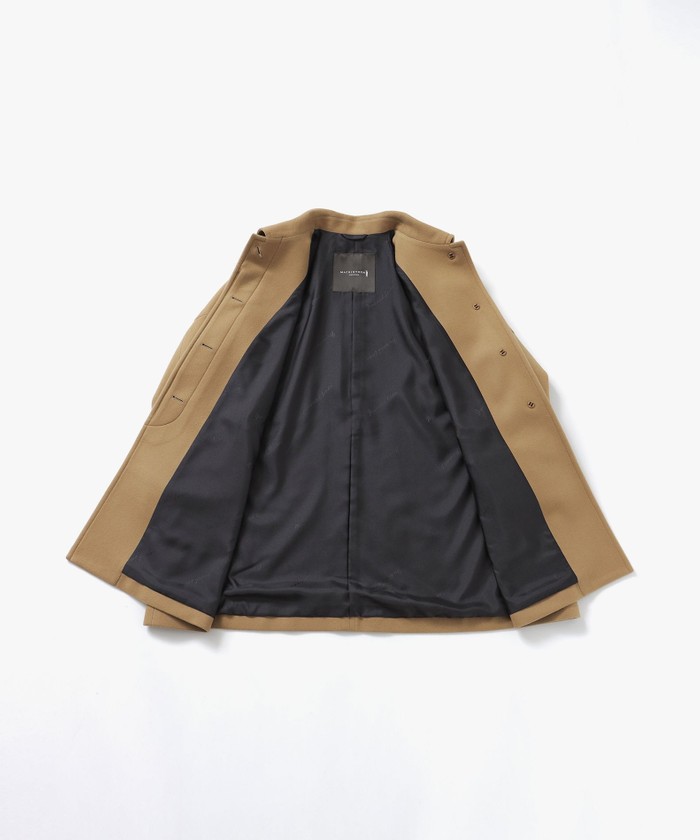 L】【ROSLEY/ロズリー】ファインウールメルトンステンカラーコート