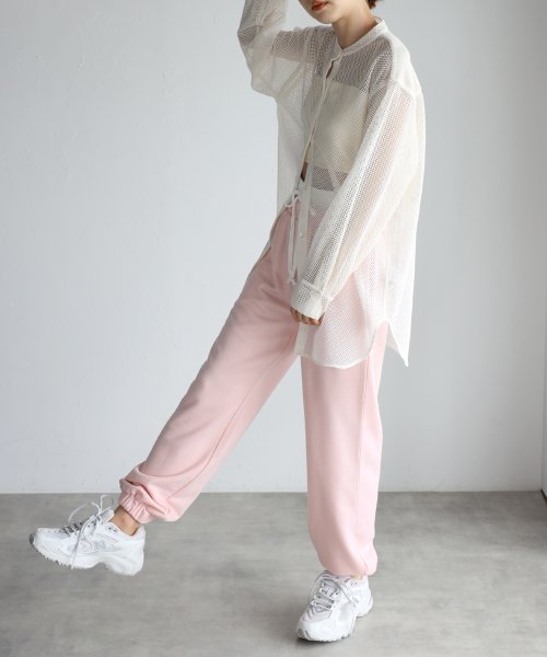 Bonjour Sagan(ボンジュールサガン)/ボンジュールサガン BONJOUR SAGAN double waist sweat pants / ダブルウエストスウェットパンツ/img47