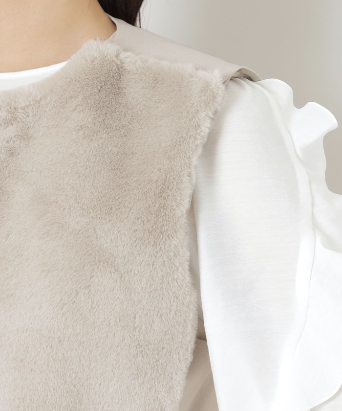 ericky（リバーシブル3WAYファージレ） 20％off】リバーシブル3WAYファージレ(グレージュ) - seventen