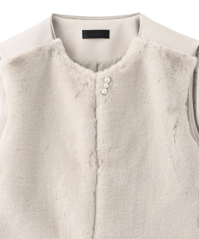 ericky（リバーシブル3WAYファージレ） 20％off】リバーシブル3WAYファージレ(グレージュ) - seventen