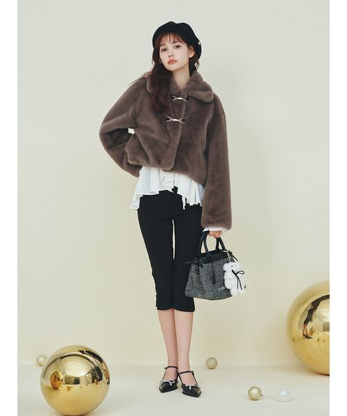 LILY BROWN】バリエエコファーコート