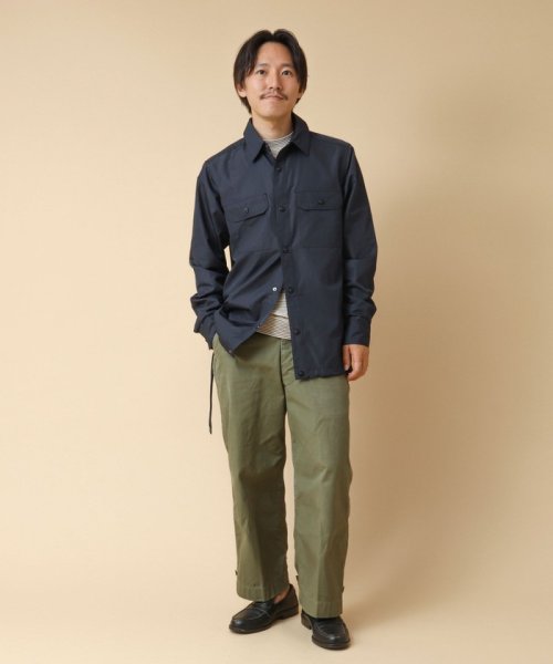 NOLLEY’S goodman(ノーリーズグッドマン)/【TAION/タイオン】MILITARY W POCKET SHIRT/img08