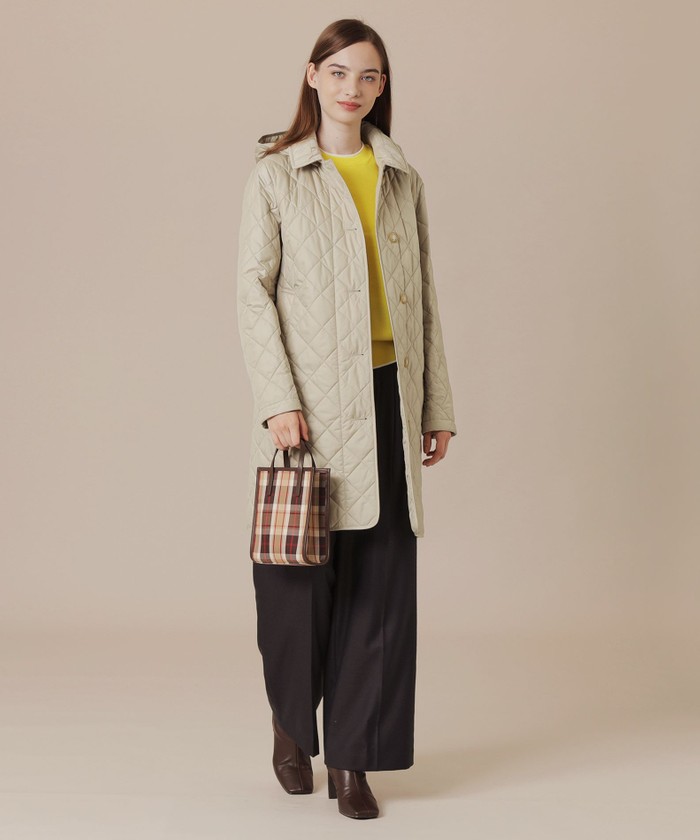MACKINTOSH LONDON★春コート★キルティングフーデッドコート WEB・一部店舗限定】キルティングタフタフーデットコート(コート