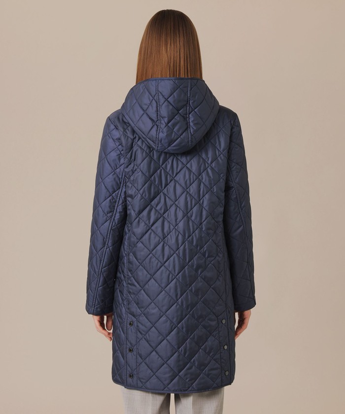 MACKINTOSH LONDON★春コート★キルティングフーデッドコート WEB・一部店舗限定】キルティングタフタフーデットコート