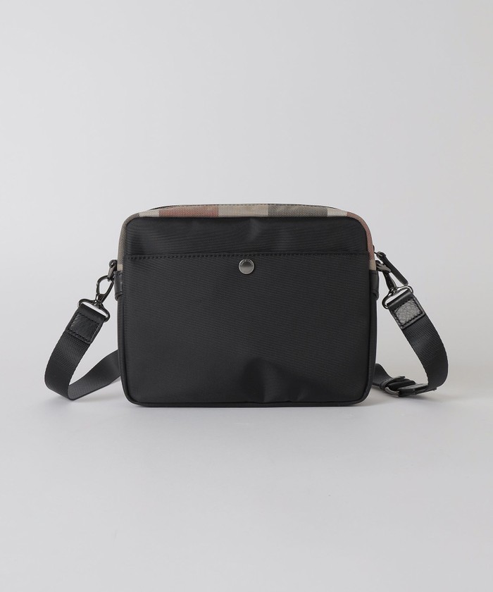 ナイロンオックスクレストブリッジチェックミニショルダーバッグ