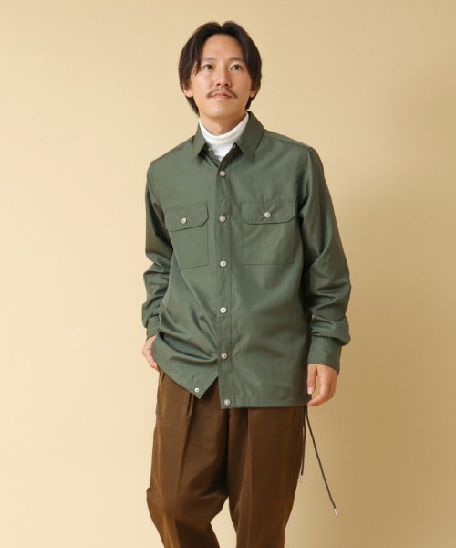 NOLLEY’S goodman(ノーリーズグッドマン)/【TAION/タイオン】MILITARY W POCKET SHIRT/img15