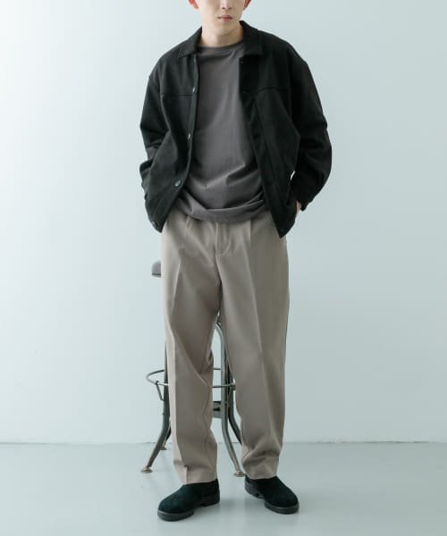 ITEMS URBAN RESEARCH(ITEMS URBAN RESEARCH)/【予約】裏フリース F.S. ボタンアップ ジャケット/img05