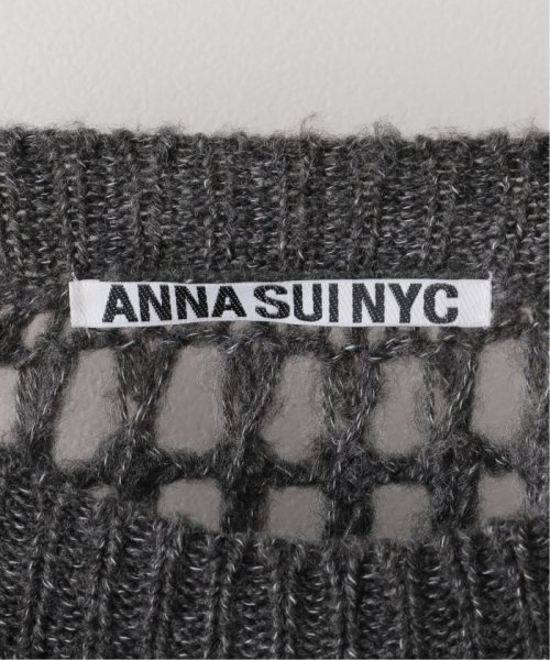 JOINT WORKS(ジョイントワークス)/ANNA SUI NYC MIXカラー メッシュニットクルーネックプルオーバ/img10