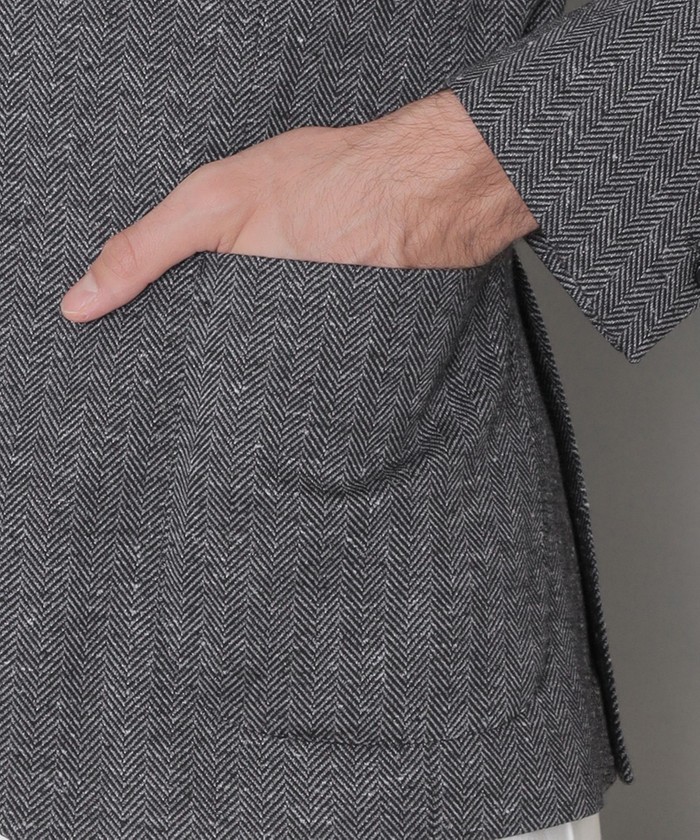 WEB・一部店舗限定】【FLEX JERSEY】ヘリンボーンジャケット(506835780