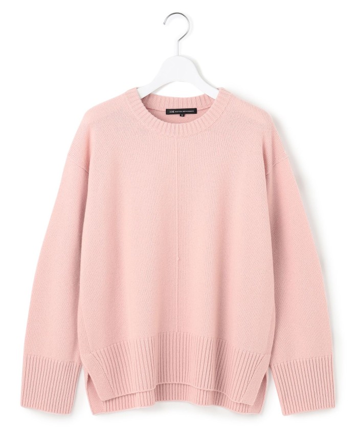 洗える】カシミヤブレンド クルーネック ニット(506882841)｜阪急