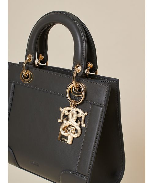 SNIDEL パフハンドルバッグ スナイデル SNIDEL パフハンドルバッグ （BLK） -ファッション