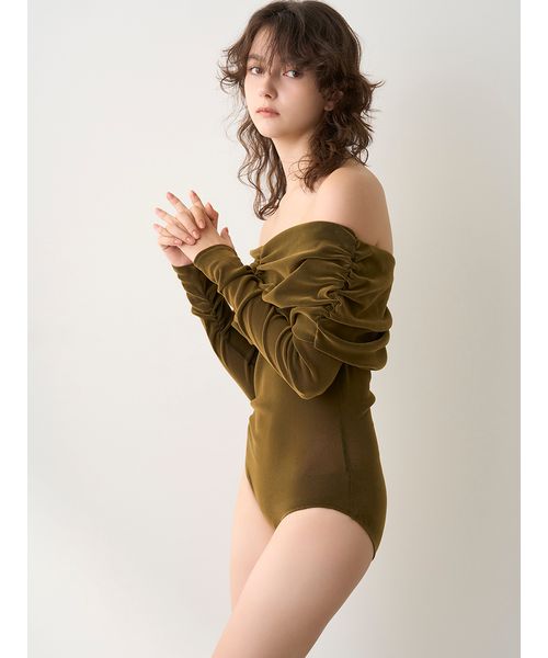 LILY BROWN Lingerie】カップインオフショルダーボディ(506877527