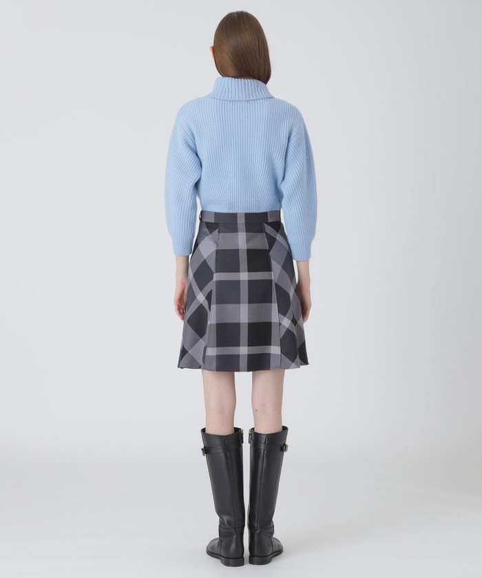 ブルーレーベルクレストブリッジ♡新作今季 チェックビエラスカート クレストブリッジチェックウールビエラスカート｜ブルーレーベル